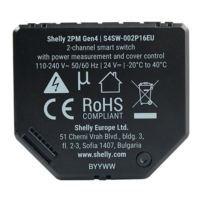 Sterownik Shelly 2PM Gen4 Zigbee/Matter [3]