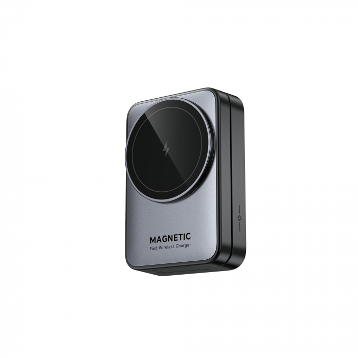 iSEN W91, 3 az 1-ben hajtogatható mágneses vezeték nélküli töltő állvány, Fekete, Fülhallgató töltő 5W, Óra töltő 2.5W, Telefon töltő 15W, Hajtható, Hűtőrendszer [13]