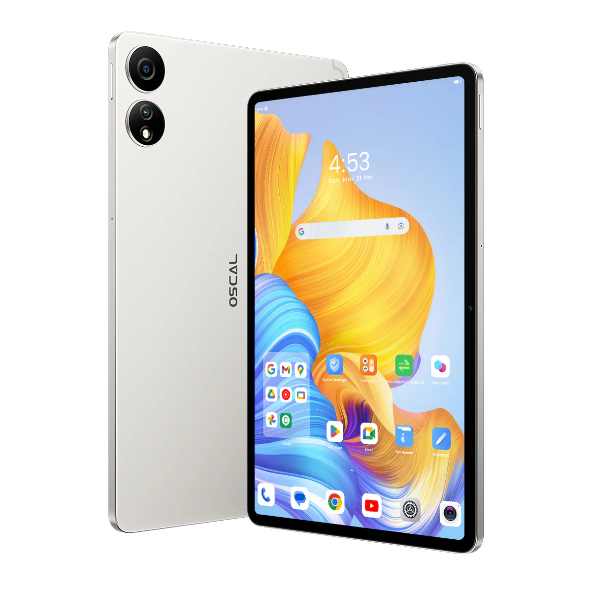 Tableta Blackview Oscal ELITE1, Argintiu, 4G, Display 12,1" 2.5K, Android 14, 24GB RAM(8GB+16GB extensibil), 256GB ROM, Helio G99, 8800mAh, 33W, Stylus Pen, ArcSoft 9.0, Face ID, Dual SIM [6]