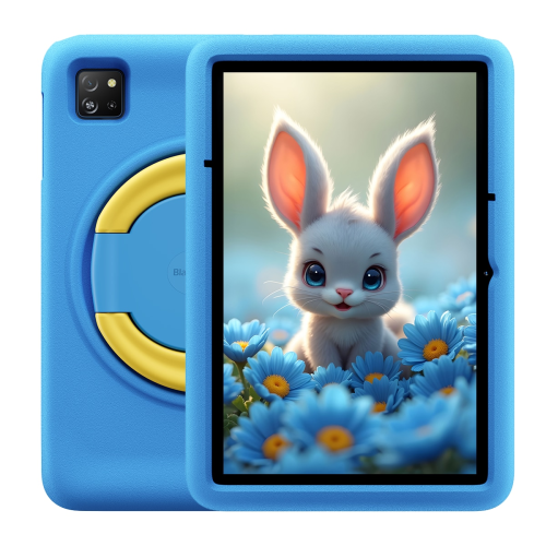 Tableta Blackview Tab 60 Pro Kids, Albastru, 4G, 10.1  , HD+ IPS 60Hz, 12GB RAM (4GB + 8GB Extensibili), 128GB ROM, 8MP, Android 15, Unisoc T606, Mod PC, Google Kids Space, 7700 mAh, 10W, Dual SIM