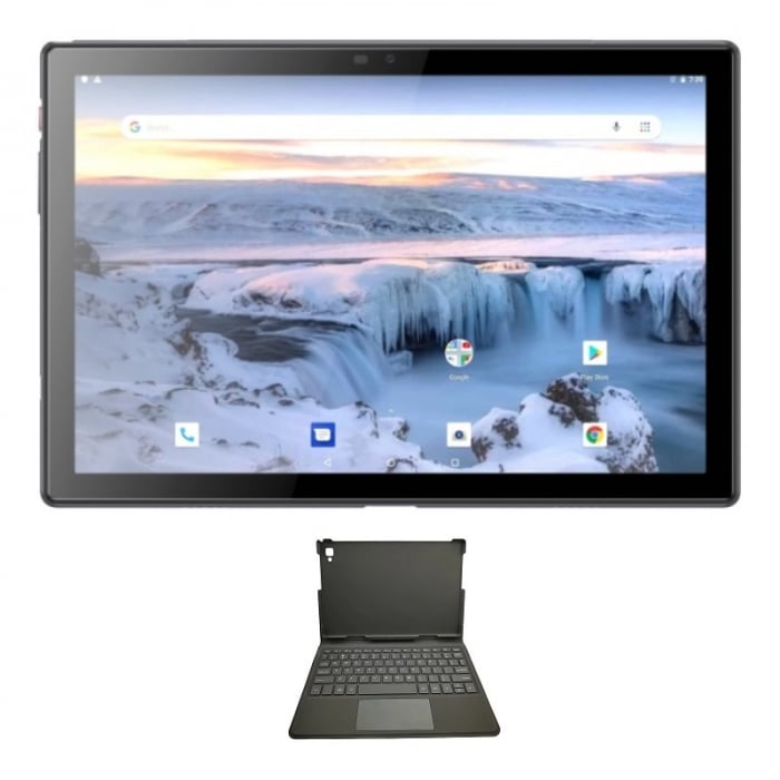 Tableta Blackview Tab 9 Gri + Tastatura, 4G, IPS 10.1 FHD+, Android 10, 4GB RAM, 64GB ROM, OctaCore, 13MP, GPS, 7480mAh, Dual SIM imagine noua