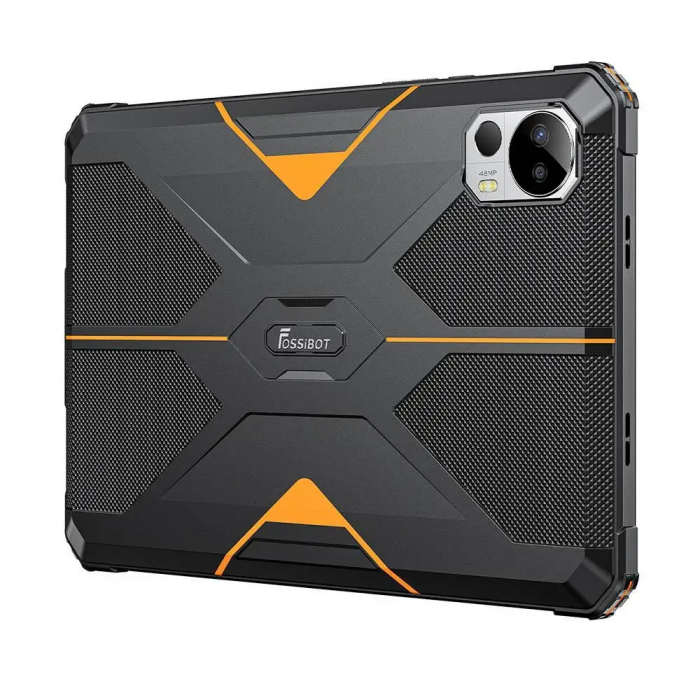 Tableta Fossibot DT1 Portocaliu, 4G, FHD 10.4'' 2K, 16GB RAM (8GB + 8GB extensibili), 256GB ROM, 48MP+16MP, Android 13, MediaTek MT8788 Octa-core, 11000mAh, incarcare 18W, Face ID, Quad Box, Dual SIM [2]