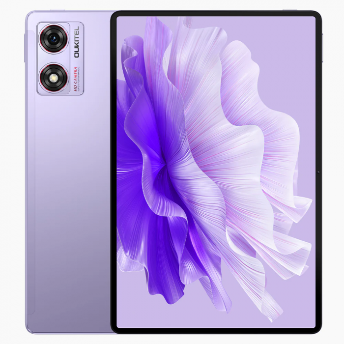 Tableta Oukitel OT8 Purple, 4G, 11" 2K FHD+, 30GB RAM (6GB+24GB extensibili), 256GB ROM, Unisoc Tiger T606, Android 13, 8800 mAh, Stylus Pen, Dual SIM [2]