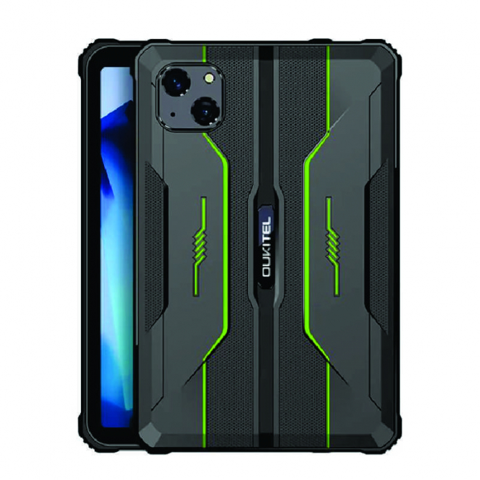 Tableta Oukitel RT3 Green, 4G, IPS 8" HD, 4GB RAM, 64GB ROM, Android 12, MT6762 P22 OctaCore, IP68, Incarcare 10W, 5150mAh, Dual SIM [2]
