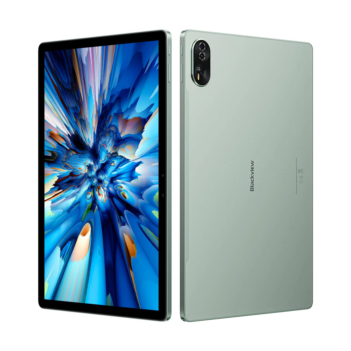 Tableta PC Blackview MEGA 8, Verde, 4G LTE, 13" FHD+ 90Hz, 36GB RAM(12GB+24GB extensibili), 256GB ROM, Android 15, Unisoc T620, 50MP+12MP+2MP, 11000mAh, 18W, Stylus, Deblocare faciala, Dual SIM Hibrid [9]