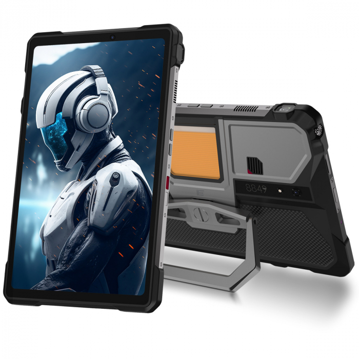 Tableta PC Unihertz 8849 Tank Pad E, Negru, Proiector Video, 4G, 10.95'' FHD+, 120 Hz, Android 14, 24GB RAM (12GB + 12GB extensibili), 512GB ROM, 50MP, 21000mAh, Dual SIM [2]