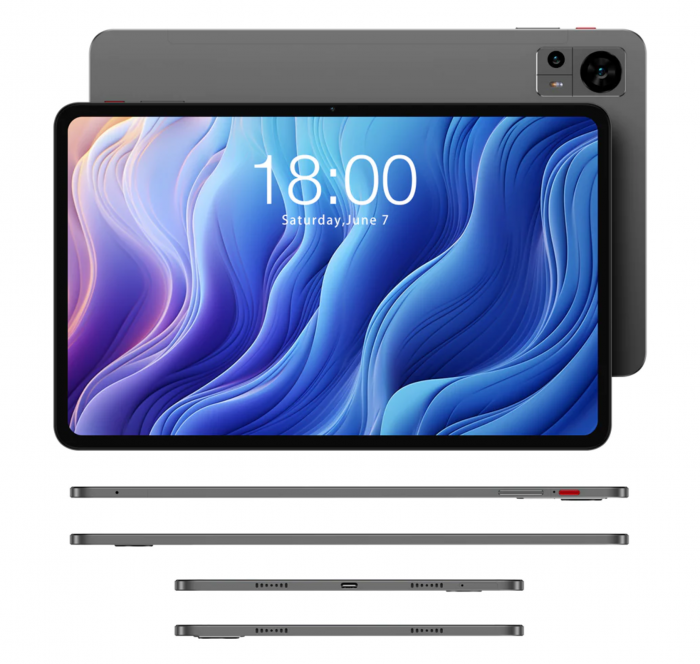 Tableta Teclast T60, 4G, 12" 2K IPS, Unisoc T616 8-Core, 16GB RAM (8GB + 8GB), 256GB ROM, Android 13, 13MP+5MP, Google Widevine DRM L1, 8000mAh, Dual SIM [5]