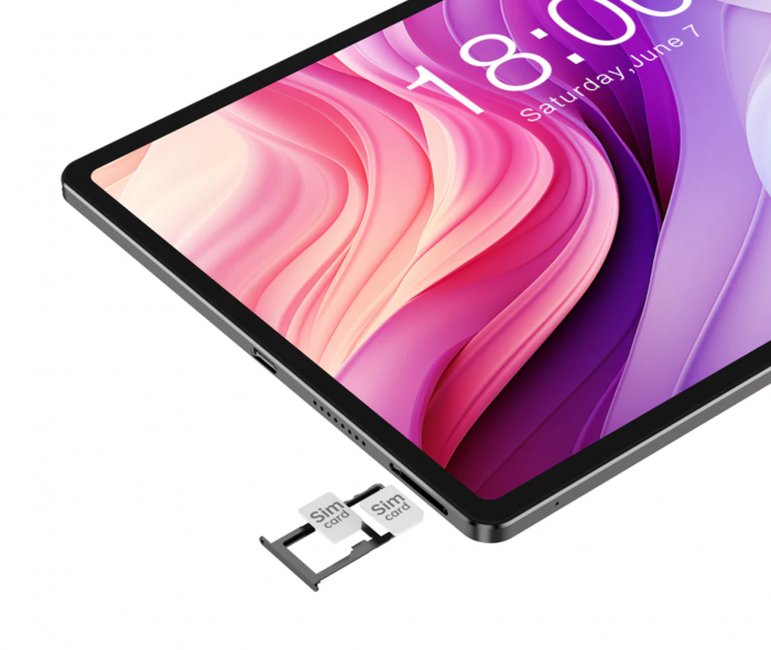 Tableta Teclast T40HD, 4G, 10.36" FHD, Unisoc T606, 16GB RAM(8GB+ 8GB), 128GB ROM, Android 13, 13MP+8MP, Widevine L1, 7200mAh, Dual SIM [2]