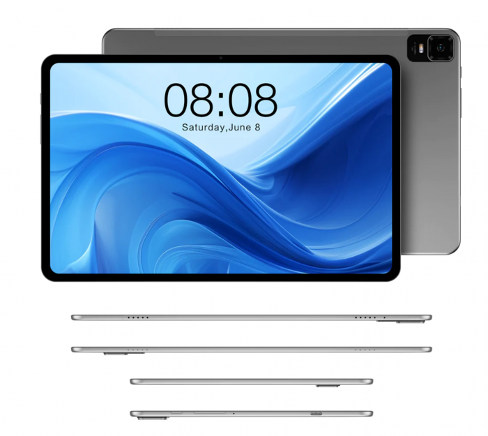 Tableta Teclast T50, 4G, 11" 2K FHD, Unisoc T616 8-Core, 16GB RAM(8GB+ 8GB), 256GB ROM, Android 13, 20MP+8MP, Widevine L1, 7500mAh, Dual SIM [2]