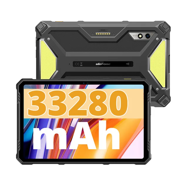 Tableta Ulefone Armor Pad 3 Pro Negru, 4G, 10.36, ³ 2K, 16GB RAM (8GB + 8GB extensibili), 256GB ROM, Lanterna Led 2x1100 Lumeni, 50MP+32MP, Android 13, MediaTek MT8788, 33280mAh, Dual SIM
