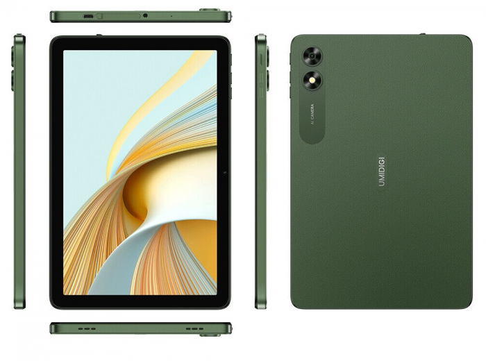 Tableta Umidigi G3 Tab, Verde, 4G, 10.1 , Android 13, 3GB RAM, 32 GB ROM, 6000 mAh, Face Id