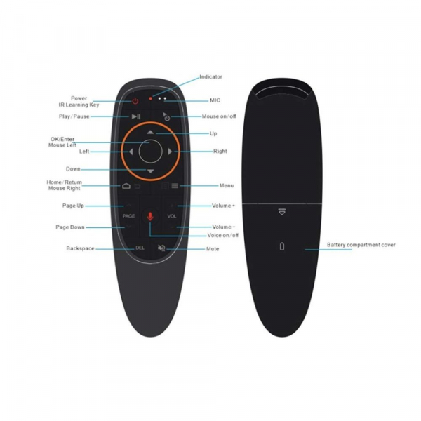 Telecomanda / Mouse wireless (2.4G) cu control vocal Jckel G10 cu giroscop pentru Android TV Box [5]