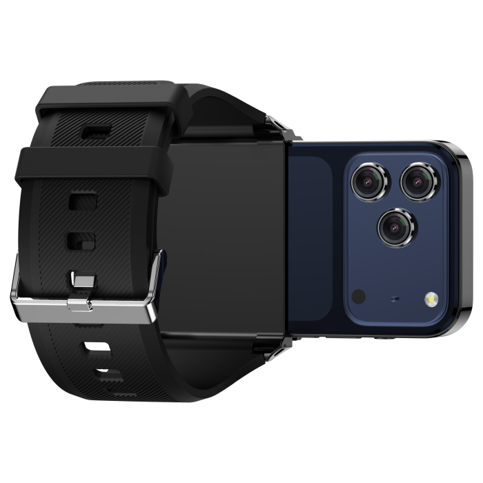 Telefon Ceas Inteligent iSEN PG999, Negru, 4G LTE, Ecran 3.97", 3GB RAM, 64GB, GPS, WiFi, Bluetooth, 1800mAh, Dual SIM [5]