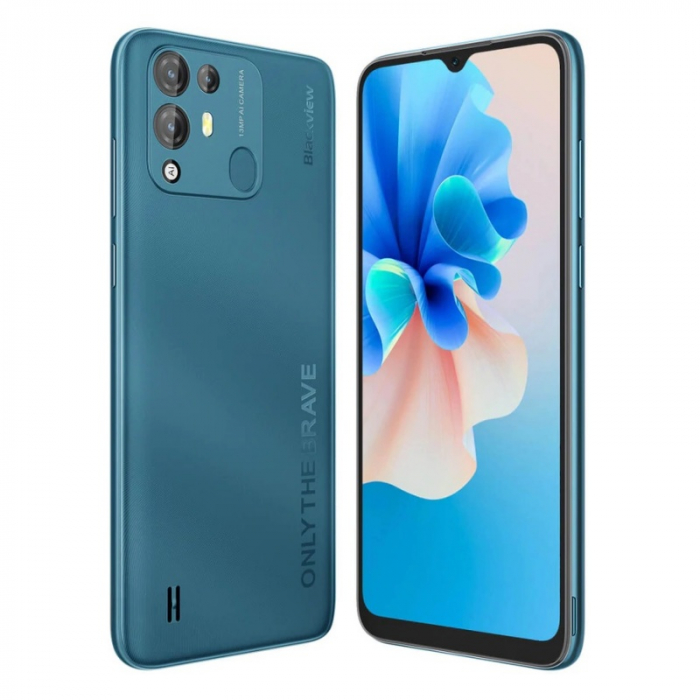 Mobiltelefon Blackview A55 Pro Kék, 4G, IPS 6,528" Waterdrop, 4GB RAM, 64GB ROM, Android 11, Helio P22 OctaCore, 4780mAh, Dual SIM [8]