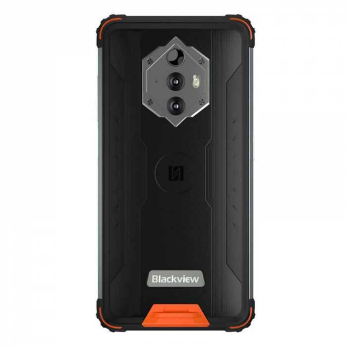 Telefon mobil Blackview BV6600 Pro Orange, 4G, IPS 5.7", 4GB RAM, 64GB ROM, Android 11, Camera termica, Helio P35, IP68, 8580mAh, Dual SIM [4]