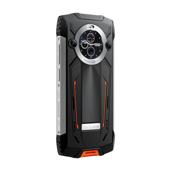 Telefon mobil Blackview BV8200, Portocaliu, 4G, 6.5" 2.4K FHD+ 120Hz, 36GB RAM (12GB + 24GB extensibili), 256GB ROM, Android 14, MediaTek Helio G100, 50MP+32MP, 8800mAh, 45W, NFC, Dual SIM [5]