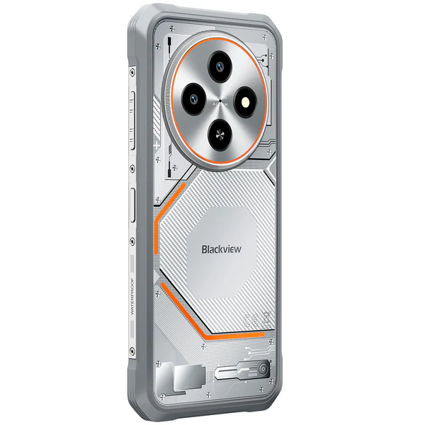 Blackview FORT 2  Ultra-slim,  Okostelefon, Fehér, 4G, 6.56" 90Hz, 24GB RAM (8GB + 16GB bővíthető), 256GB ROM, Helio G81, 5000mAh, 18W Gyors Töltés, NFC, Android 15, Dual SIM [6]