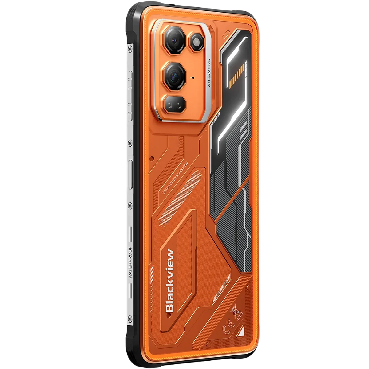 Blackview FORT 200 Mobile Phone, Orange, 4G LTE, NFC, 6.78” FHD+ 120Hz, 48GB RAM (12GB + 36GB Extended), 256GB ROM, Helio G100, 5000mAh 33W, 13MP Night Vision, Android 16, Dual SIM [5]