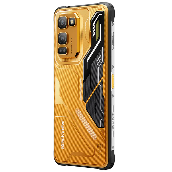 Blackview FORT 5 Mobile Phone, Yellow, 4G LTE, 6.78" FHD+ 120Hz Display, 36GB RAM (12GB + 24GB Expandable), 256GB ROM, 108MP Camera + Night Vision, Android 16, NFC, Dual SIM [3]