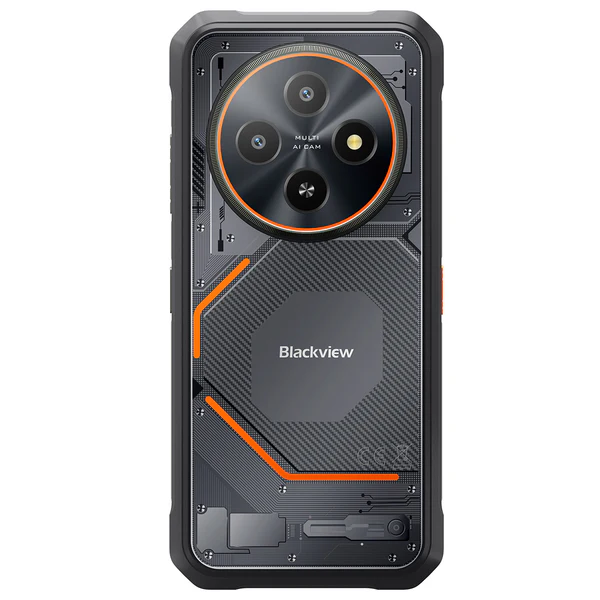 Blackview FORT 2 Ultra-slim , Okostelefon, Fekete, 4G, 6.56" 90Hz, 24GB RAM (8GB + 16GB bővíthető), 128GB ROM, Helio G81, 5000mAh, 18W Gyors Töltés, NFC, Android 15, Dual SIM [5]