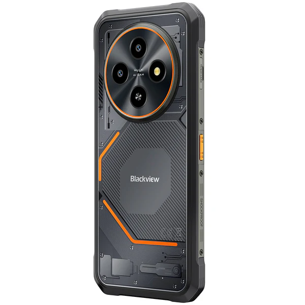 Blackview FORT 2 Ultra-slim , Okostelefon, Fekete, 4G, 6.56" 90Hz, 24GB RAM (8GB + 16GB bővíthető), 256GB ROM, Helio G81, 5000mAh, 18W Gyors Töltés, NFC, Android 15, Dual SIM [6]