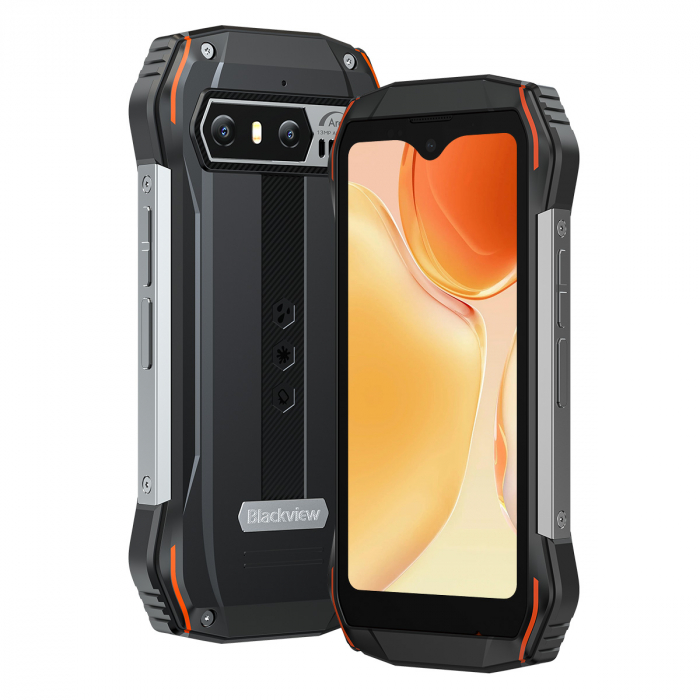 Telefon mobil Blackview N6000SE Orange 4G, IPS 4,3 , 13 Mpx, 12 Gb Ram (4 +8 extensibili), 128GB ROM, Android 13, 3700mAh, Dual SIM
