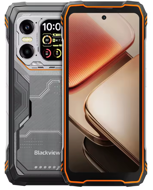Telefon Mobil Blackview Xplore 1, Portocaliu, 5G, 6.78,  ³ FHD+, 48GB RAM (16GB + 32GB Extensibili), 512 GB ROM, 64 MP, Android 15, Dimensity 7050, Ecran Secundar, Night Vision, 20000,  mAh, 55,  W, Dual SIM