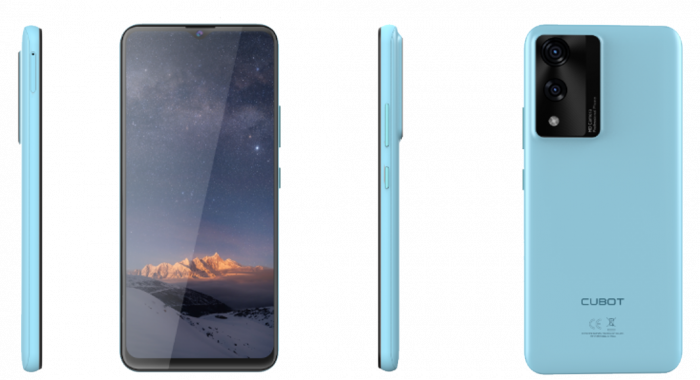 Cubot A10 Mobile Phone, Blue, 4G, 6.56" HD+ 90Hz, 12GB RAM (4GB + 8GB expandable), 128GB ROM, Android 14, SC T606 Octa-Core, 48MP+16MP, NFC, OTG, Face ID, 5100mAh, Dual SIM [2]