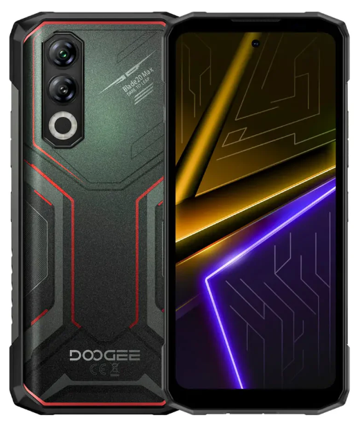 Telefon Mobil Doogee Blade 20 Max, Rosu, 4G, 6.6  , HD+ IPS, 36 GB RAM (12 GB + 24 GB Extensibili), 1 TB ROM, 64 MP, Android 15, Helio G100, Night Vision + NFC, 11800 mAh, 33 W, Dual SIM