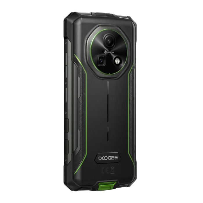 Doogee Fire 5 Pro Green Rugged Smartphone, 4G, 128GB, 20GB RAM (4GB+16GB), Android 15, 13000mAh Battery, 1200LM Camping Lights, 6.6" 90Hz Display, 13MP AI Camera, Dual Sim [5]