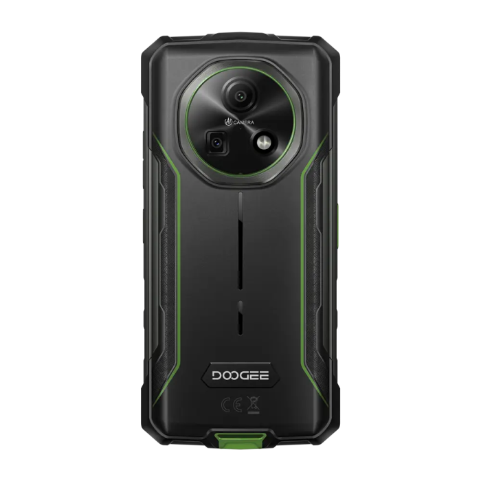 Doogee Fire 5 Pro Green Rugged Smartphone, 4G, 128GB, 20GB RAM (4GB+16GB), Android 15, 13000mAh Battery, 1200LM Camping Lights, 6.6" 90Hz Display, 13MP AI Camera, Dual Sim [3]