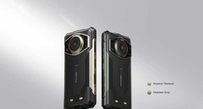 Doogee Fire 7 Ultra Mobiltelefon, Szürke, 5G, Dual Display 6.57"+1.32", AMOLED, Functii AI, 32GB RAM (12GB+20GB extensibili), 256GB ROM, 50MP, Android 15, Dimensity 7000, 15000mAh, Casti, Dual SIM [5]