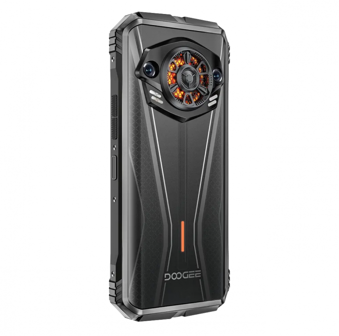 DOOGEE S Punk Pro mobiltelefon, Ezüst, 4G, 6.6" FHD+ IPS 90Hz kijelző, 32GB RAM(8GB+24GB bővíthető), 512GB ROM, 50MP AI kamera, Unisoc T7280, Android 14, 10800mAh, 33W, NFC, Dual SIM [3]