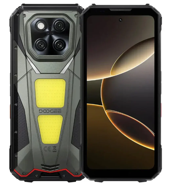 Telefon Mobil Doogee V Max Play, Rust, Proiector Video, 5G, 6.78   FHD+ 120Hz, 36GB RAM (16GB + 20GB extensibili), 512GB ROM, Android 15, 200MP + 20MP Night Vision, 20500mAh, 45W, Dual SIM