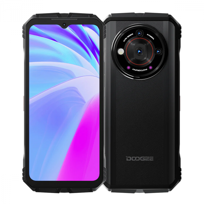Telefon mobil Doogee V30 Pro Black, 5G, 6.58 FHD, (12+20)GB RAM, 512GB ROM, 200MP, Android 13, Wi-Fi 6, OTG, NFC, 10800mAh, Dual 5G SIM