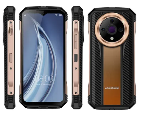 Telefon mobil Doogee V31GT Gold 5G, IPS 6.58" FHD+, Camera Termica,12+8GB RAM, 256GB ROM, Android 13, Octa Core, 10800mAh, NFC, Dual SIM [2]