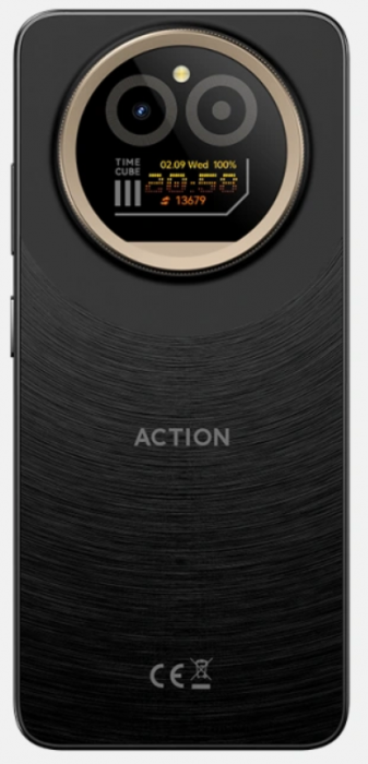 Mobile phone F150 Action A5 Pro Black, 4G, 6.88" HD+, 8GB RAM (3GB + 5GB expandable), 256GB ROM, Android 15 Go, Octa-Core, Face ID, 16MP Camera, 5100mAh, Dual SIM [3]