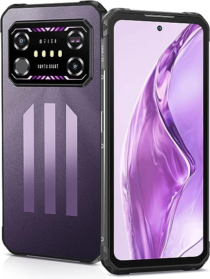Telefon mobil F150 Air1 Ultra Epic Purple, 6.8" FHD+, Night Vision, 8GB RAM, 256GB ROM, Android 12, Helio G99, NFC, IP68, 5000mAh, Dual SIM [2]