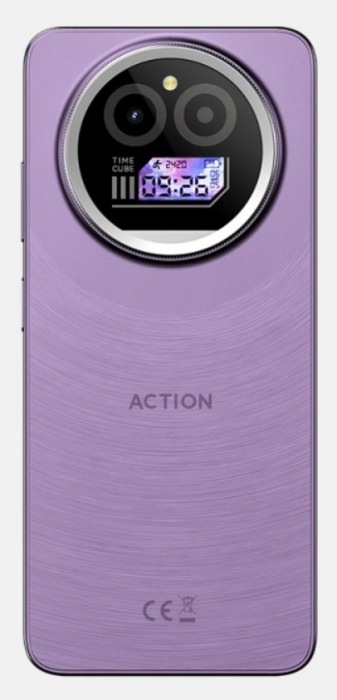 Telefon mobil F150 Action A5 Pro Mov, 4G, 6.88" HD+, 8GB RAM (3GB + 5GB extensibili), 256GB ROM, Android 15 Go, Octa-Core, Face ID, Camera 16MP, 5100mAh, Dual SIM [3]