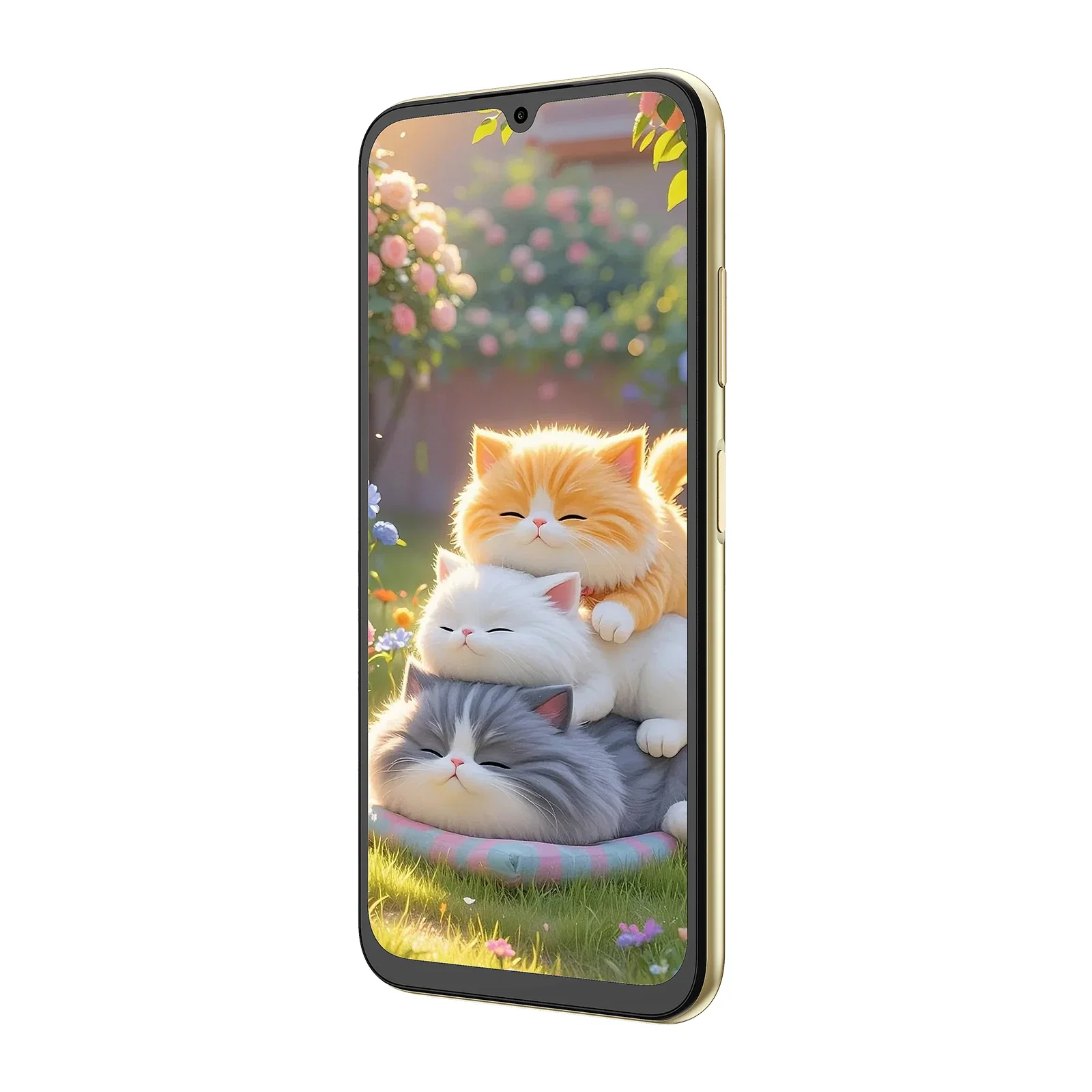 FOSSiBOT S7 PROMobile Phone, Gold, 4G LTE, NFC, 6.9” HD+ 120Hz, 1.85” Rear Display, 32GB RAM (8GB + 24GB Extended), 256GB ROM, Unisoc T615, 5000mAh 10W, Android 16, Dual SIM [3]