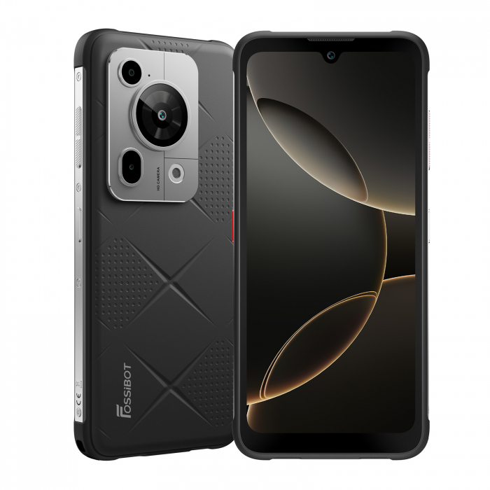 Telefon mobil FOSSiBOT F112 Pro 5G, Negru, 6.88” HD+ IPS, 24GB RAM(8GB+16GB extensibili), 256GB ROM, Android 14, Incarcare inversa, 50MP+16MP, 18W, Dual SIM Hybrid [2]