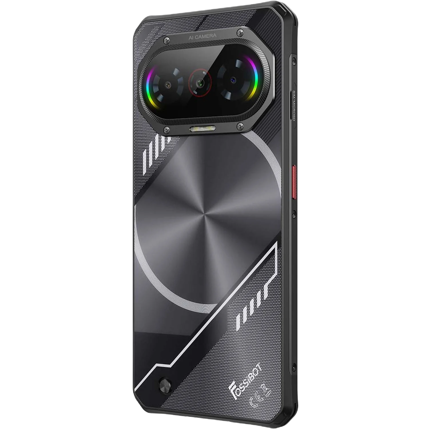 Telefon Mobil FOSSiBOT F114, Negru, 4G, 6.67" HD+ IPS, 16GB RAM (4GB + 12GB extensibili), 128GB ROM, Android 15, 50MP, Gemini AI, Lumina Dinamica, 5000mAh, 18W, NFC, Face ID, Dual SIM [15]