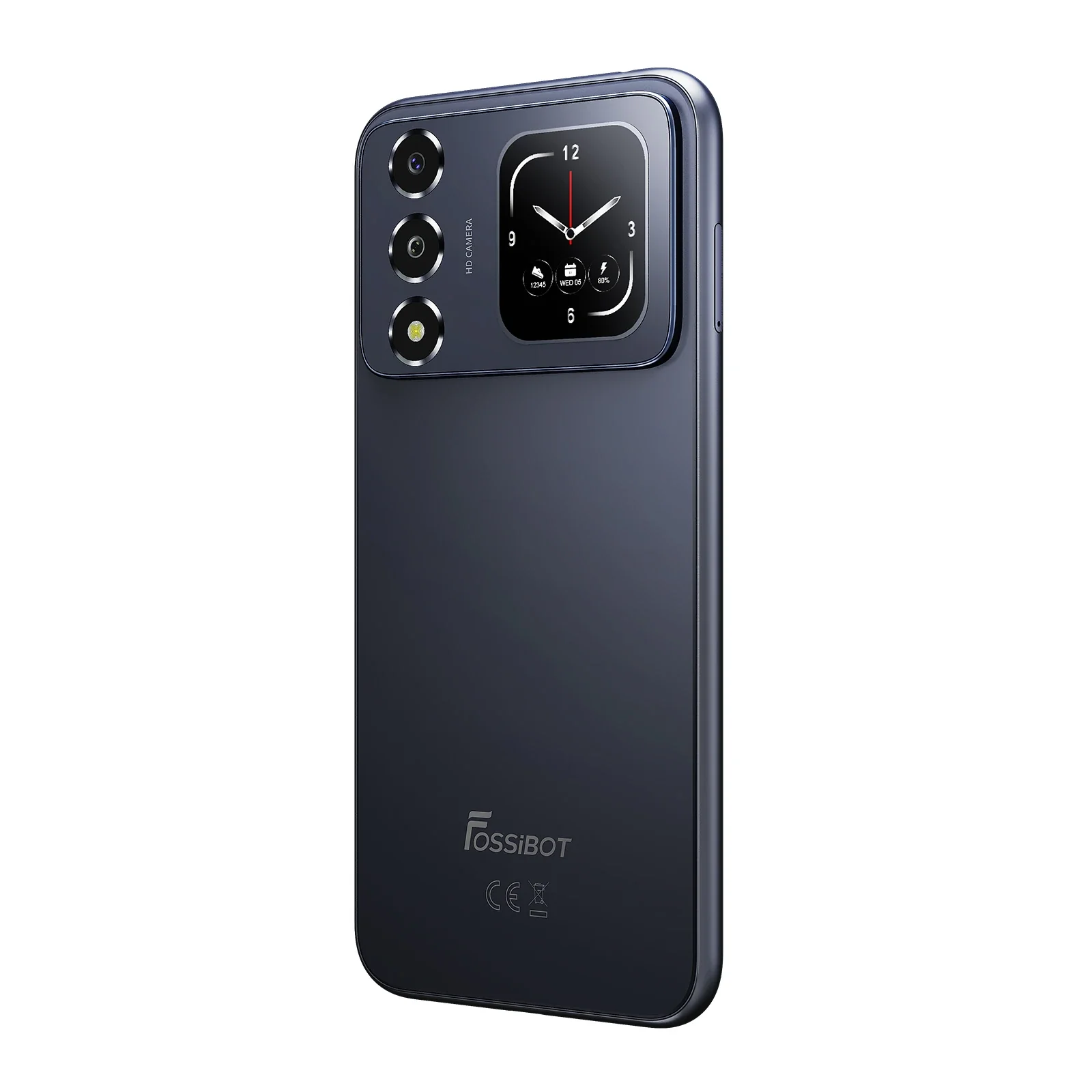 Telefon Mobil FOSSiBOT S7, Negru, 4G LTE, NFC, 6.9” HD+ 120Hz, Ecran Spate 1.85”, 32GB RAM (8GB + 24GB extensibili), 256GB ROM, Unisoc T615, 5000mAh 10W, Android 16, Dual SIM [5]