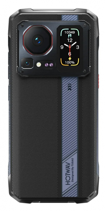 Telefon mobil HOTWAV Cyber 16 Pro, Negru, 4G, 6.6″ 2K 120 Hz, 24 GB (8GB + 16GB extensibili), 512 GB ROM, 108 MP, Android 15, Helio G100, Ecran tactil spate, NFC, 6280mAh, 33W, Dual SIM [3]