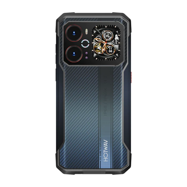 HOTWAV Cyber 18 Okostelefon, Kék, 4G LTE, 6.75" 120Hz, 20GB RAM (8GB + 12GB bővíthető), 256GB, 64MP + 16MP Kamera, Android 16, NFC, 6200mAh Akkumulátor [3]