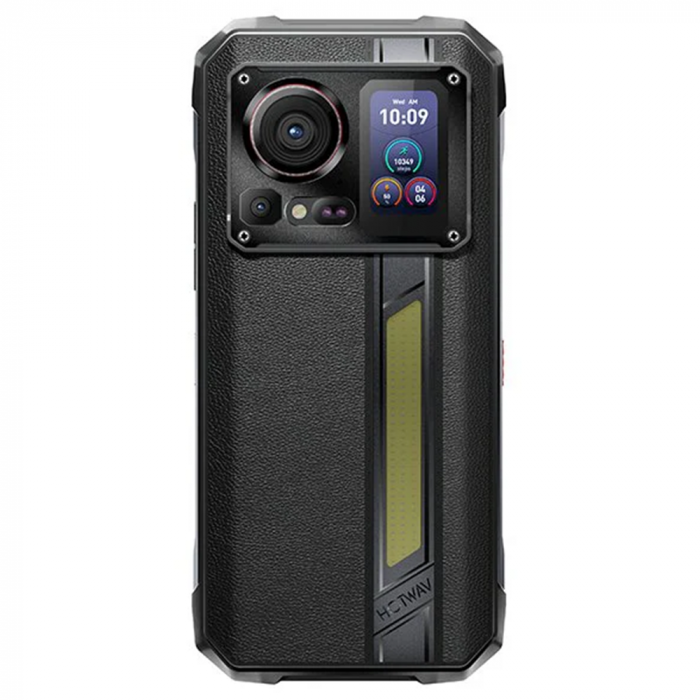 Telefon mobil HOTWAV Hyper 7 Pro, Negru, 5G, 6.6" 2.4K 120Hz, 36GB RAM (16GB+20GB extensibili), 256GB ROM, 200MP+24MP Night Vision, Android 14, MediaTek Dimensity 7050, 10800mAh, NFC, Dual SIM [2]