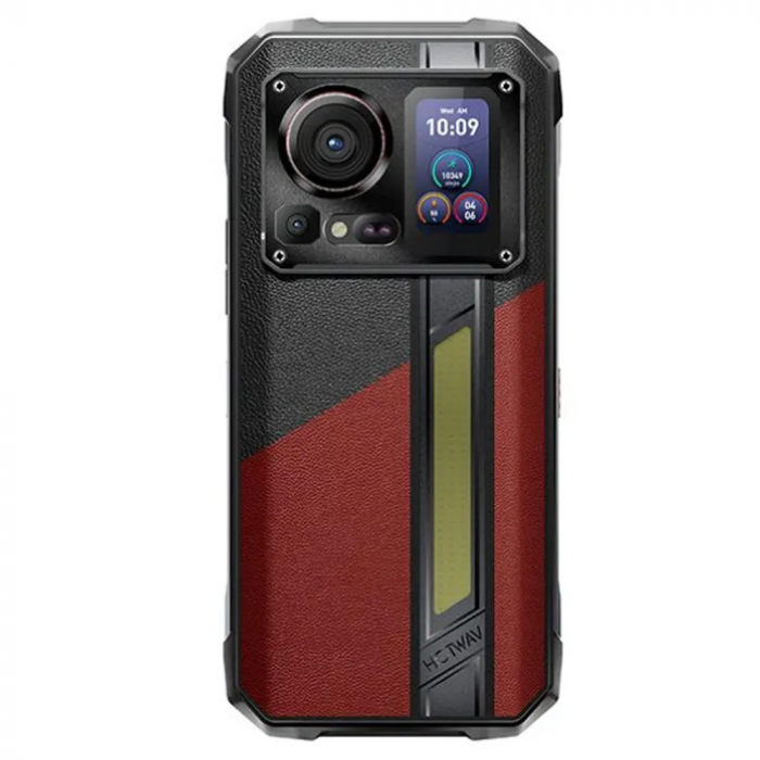 Telefon mobil HOTWAV Hyper 7 Pro, Roșu, 5G, 6.6" 2.4K 120Hz, 36GB RAM (16GB+20GB extensibili), 256GB ROM, 200MP+24MP Night Vision, Android 14, MediaTek Dimensity 7050, 10800mAh, NFC, Dual SIM [2]