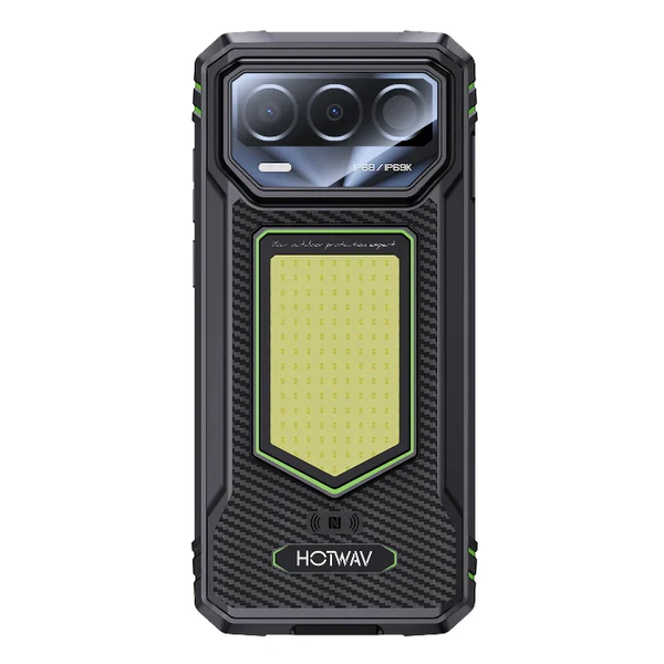 Telefon Mobil HOTWAV T8, Verde, 4G, 6.74" 120Hz, 12GB RAM (4GB + 8GB extensibili), 64GB, Unisoc T7250, 6200mAh, 20W Fast Charge, 270LM Camping Light, Android 16, NFC, Dual SIM [3]