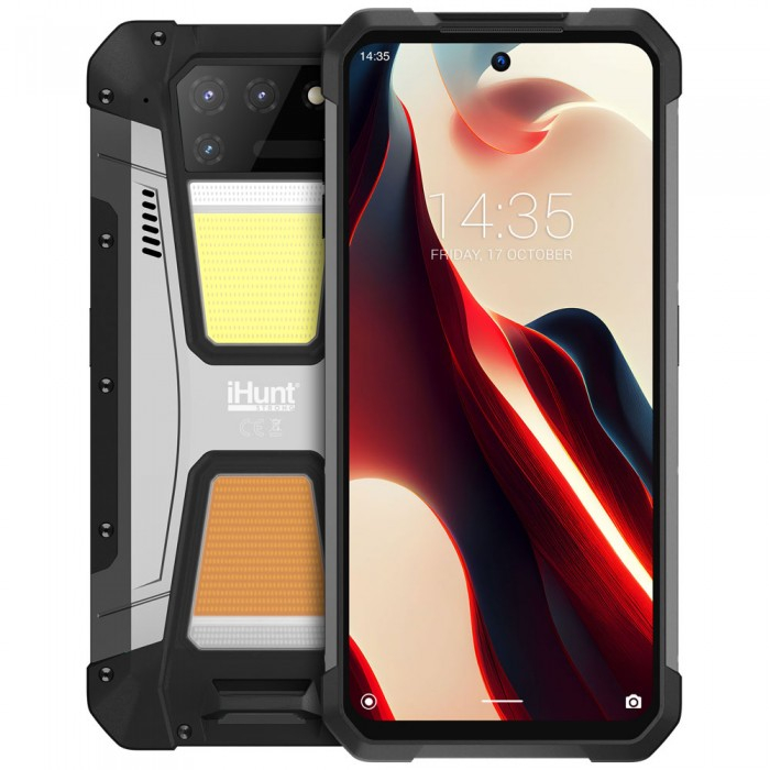 iHunt Titan Metal P22000 Projector PRO mobile phone, Dual SIM, 512GB, 22GB RAM, 4G, Silver [5]