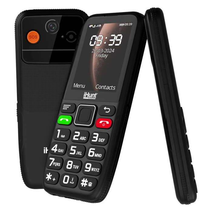 Telefon Mobil iHunt Primo 4G, Negru, Ecran 2.4" QVGA, 48MB RAM, 128MB ROM, Sistem propriu, Radio FM, Lanterna, Bluetooth, 1800 mAh, Dual SIM [4]